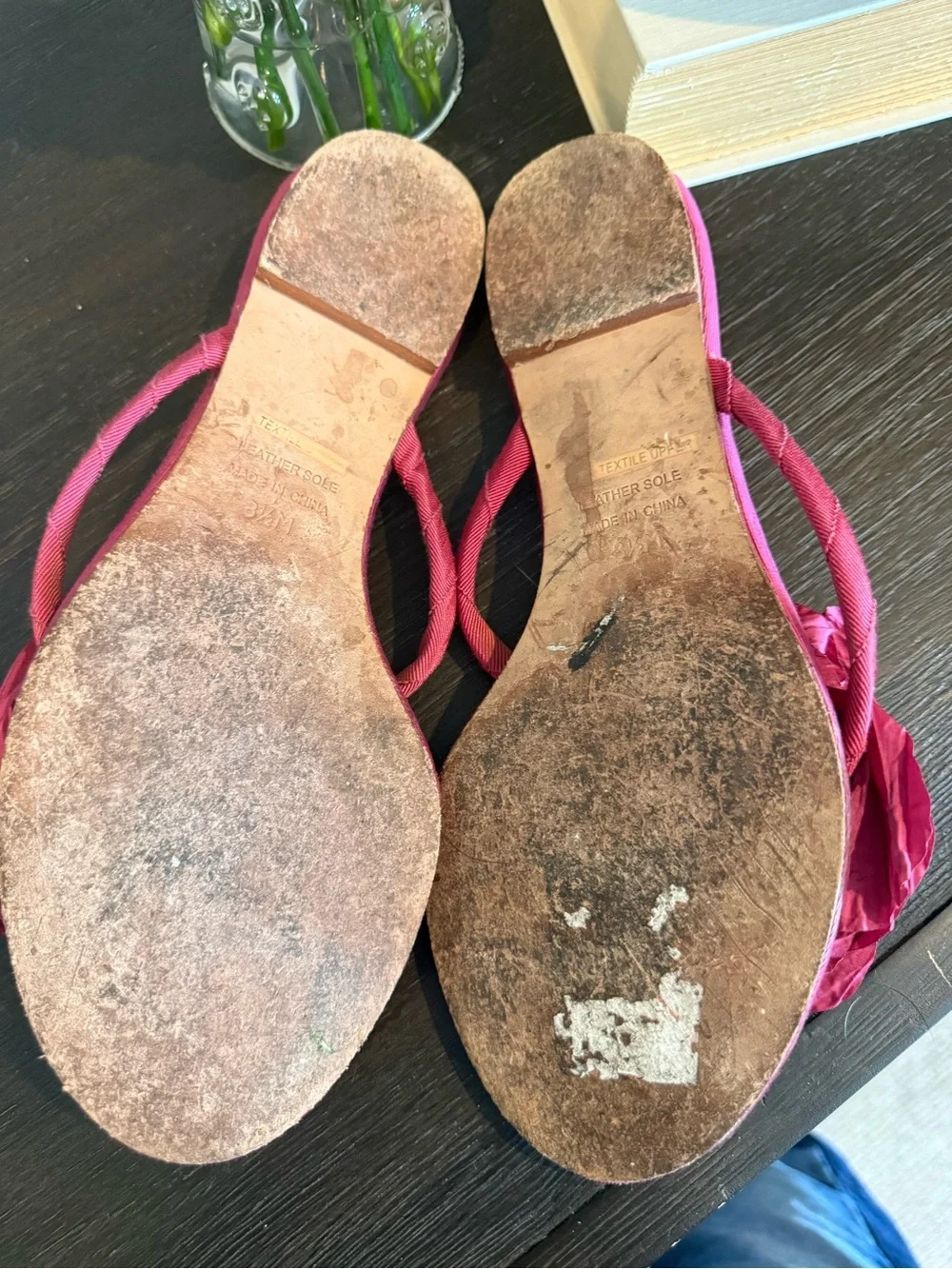 Badgley Mischka Pink Floral Appliqué Women's Sandals